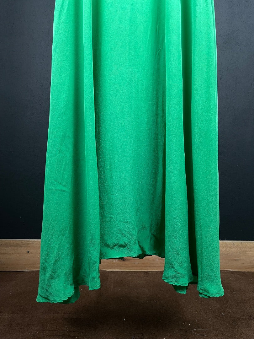 GARZA LOBOS Vestido Verde Talle 38