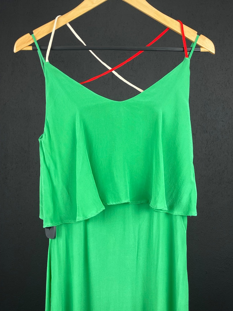 GARZA LOBOS Vestido Verde Talle 38