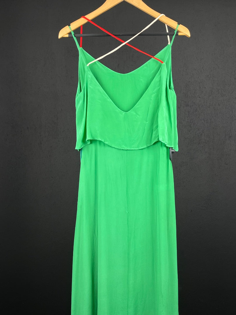 GARZA LOBOS Vestido Verde Talle 38