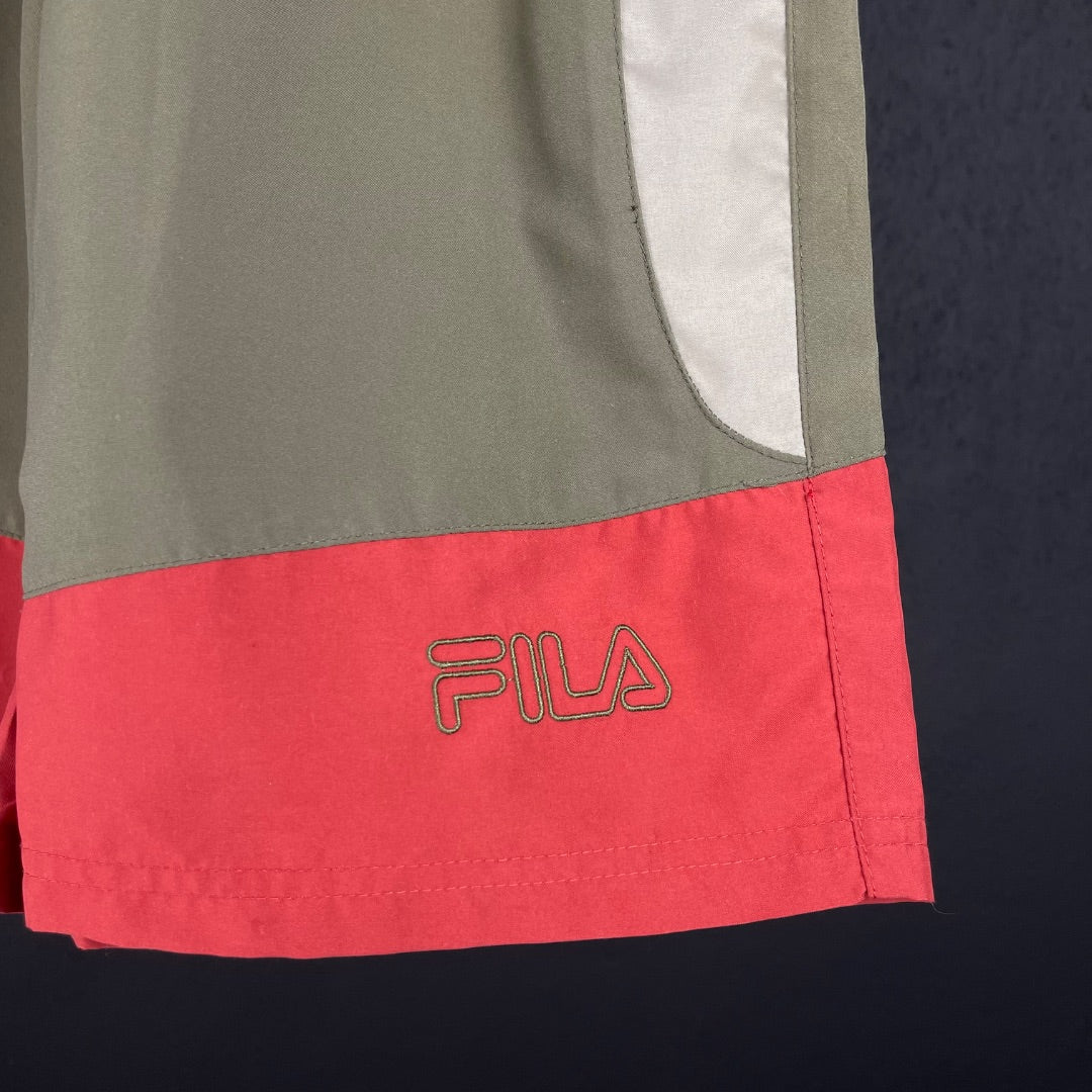 FILA Short Bermuda Verde Talle S