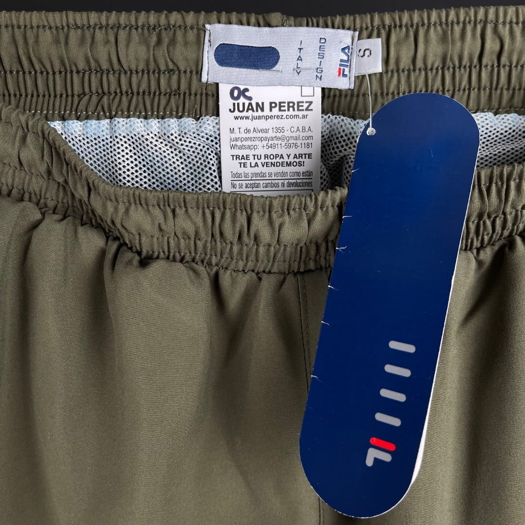 FILA Short Bermuda Verde Talle S