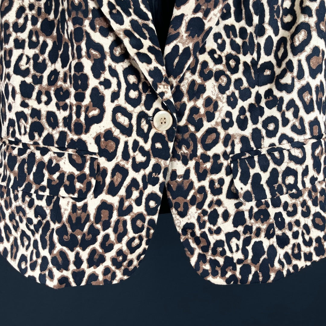 RIMMEL Saco Varios  Animal Print Talle S