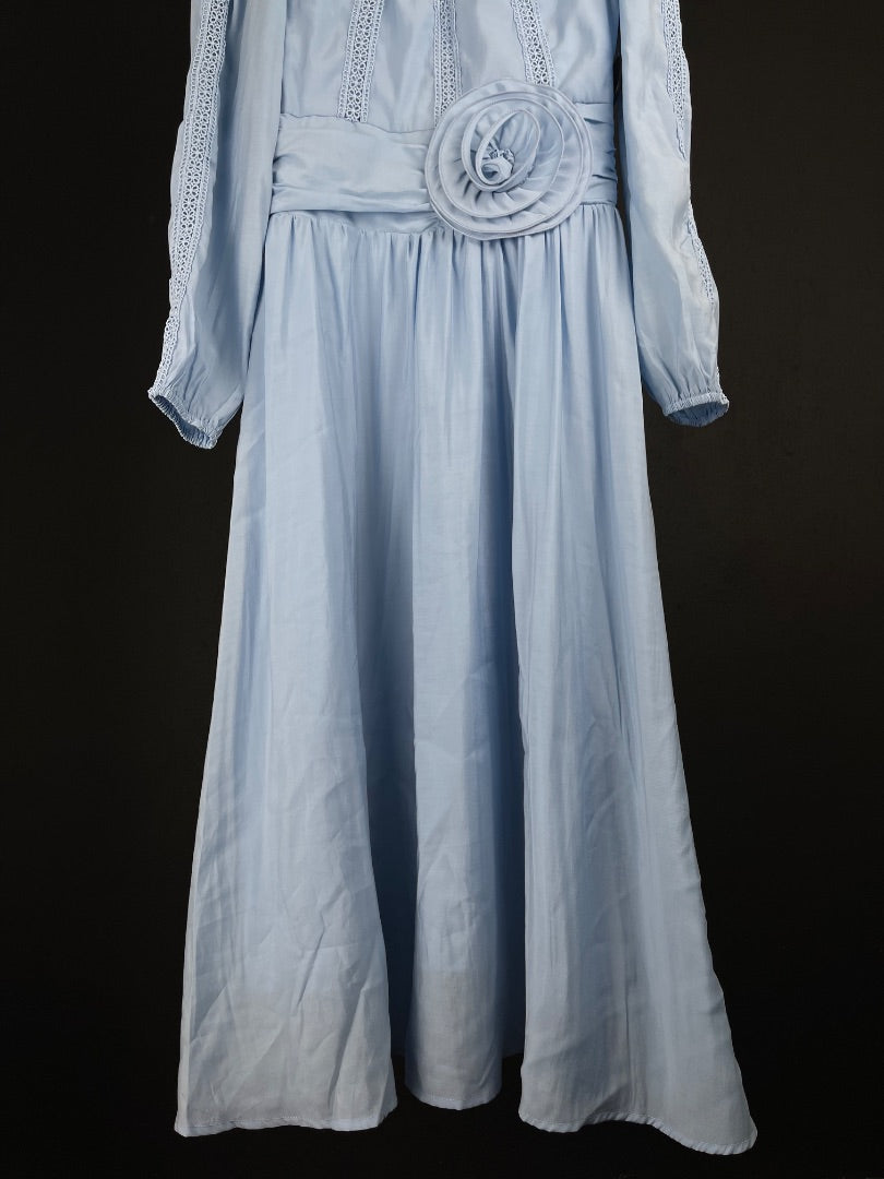 SIN MARCA Vestido Celeste Talle 2