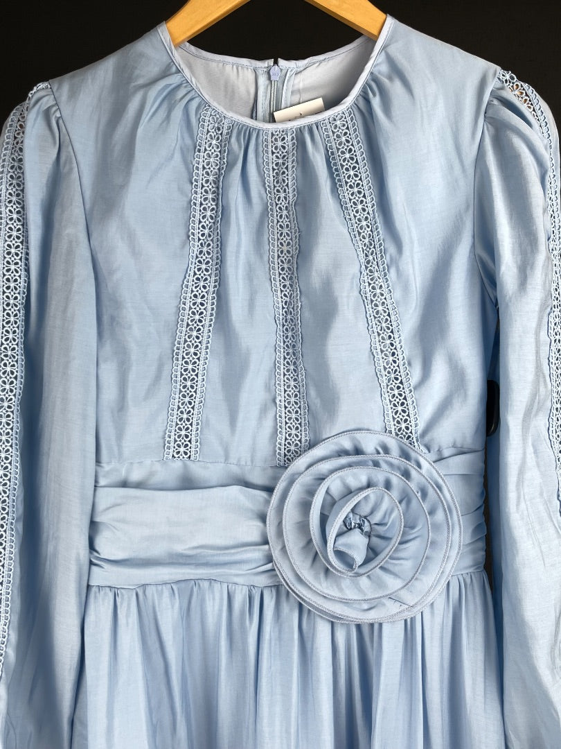 SIN MARCA Vestido Celeste Talle 2