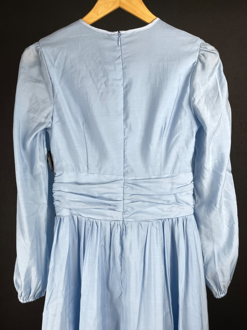 SIN MARCA Vestido Celeste Talle 2