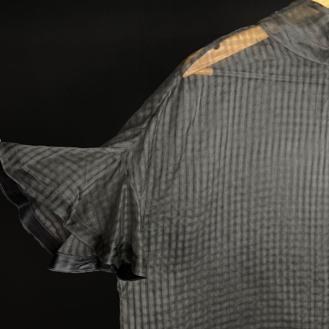 GRACIELA NAUM Camisa Manga Corta Varios  Cuadrille Talle M