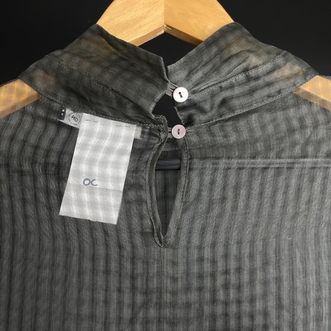 GRACIELA NAUM Camisa Manga Corta Varios  Cuadrille Talle M