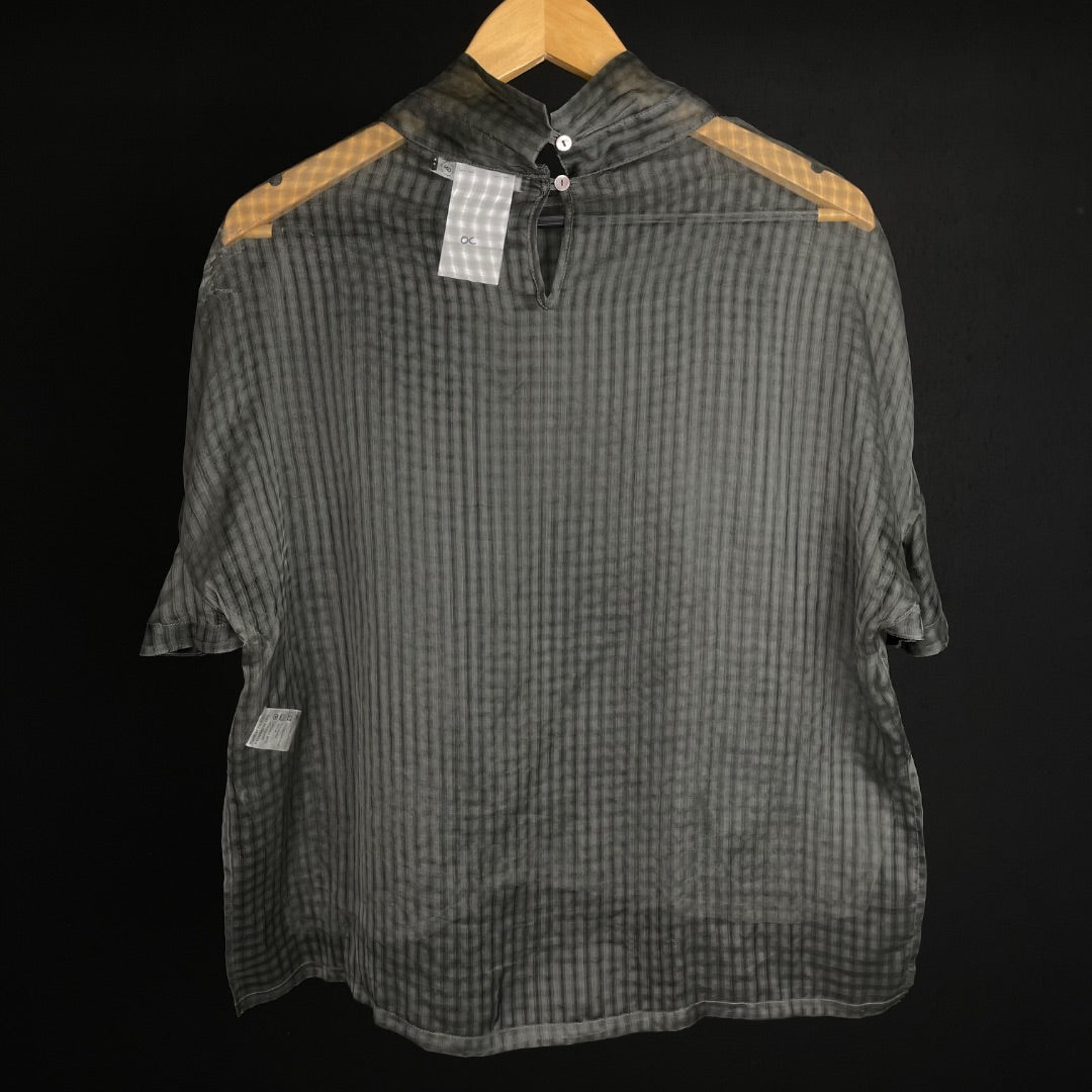 GRACIELA NAUM Camisa Manga Corta Varios  Cuadrille Talle M