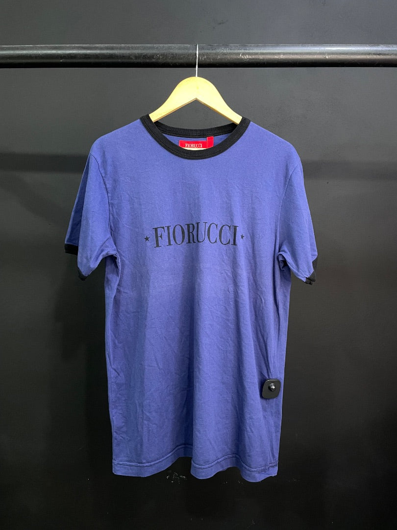 FIORUCCI Remera Manga Corta Azul Talle L