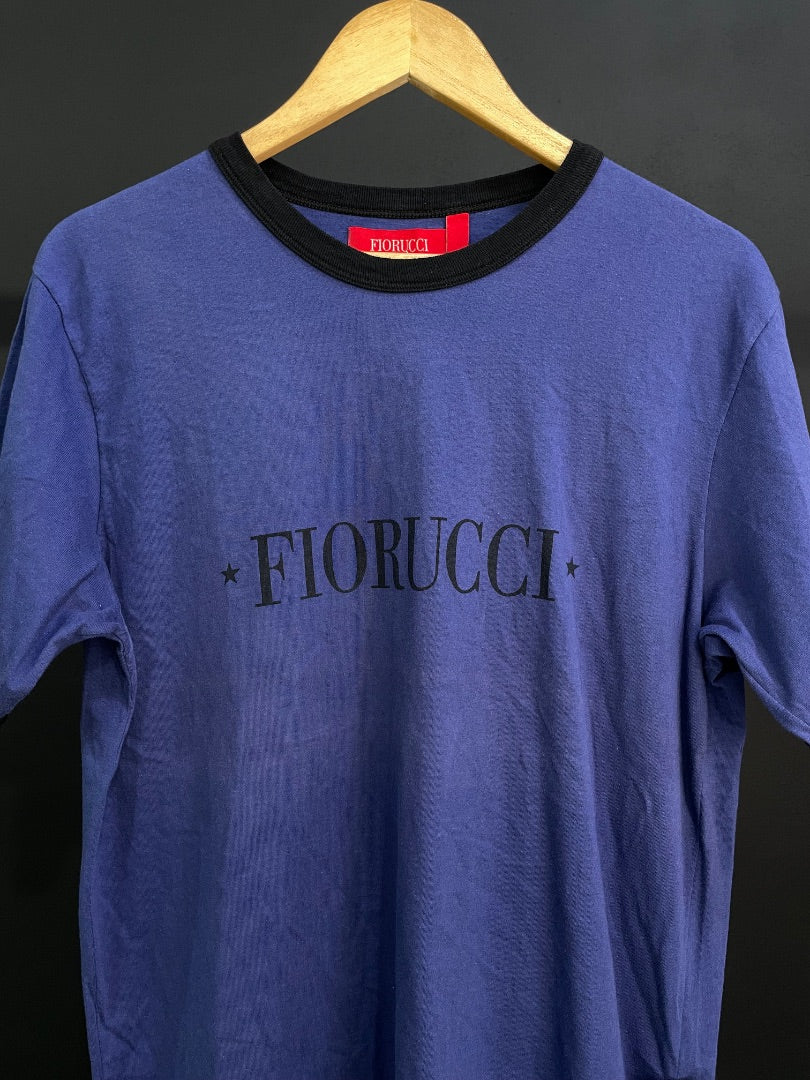 FIORUCCI Remera Manga Corta Azul Talle L