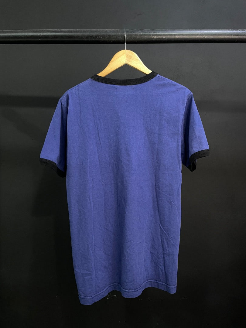FIORUCCI Remera Manga Corta Azul Talle L