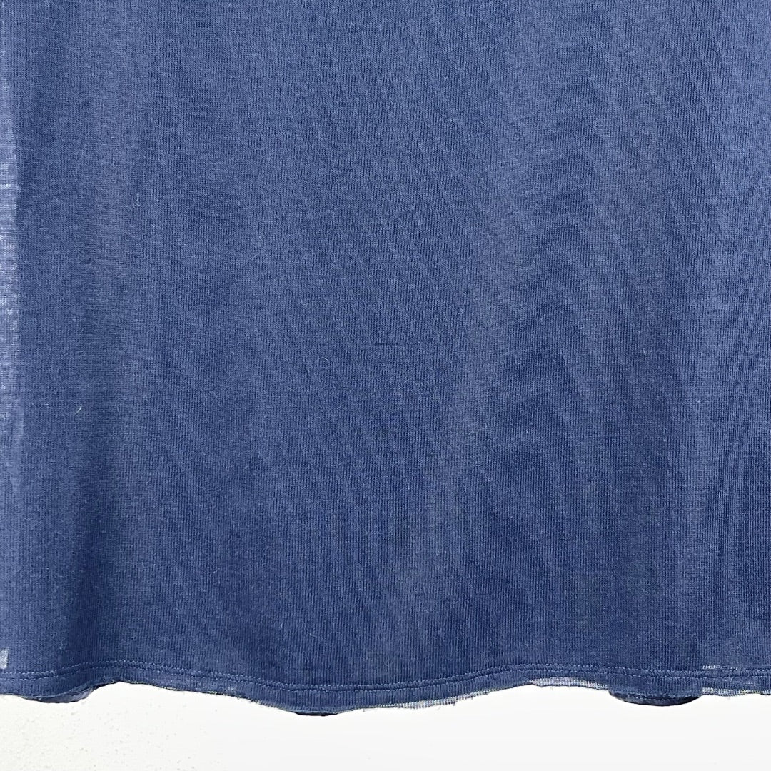 VINCE Blusa Sin Mangas Azul Talle M