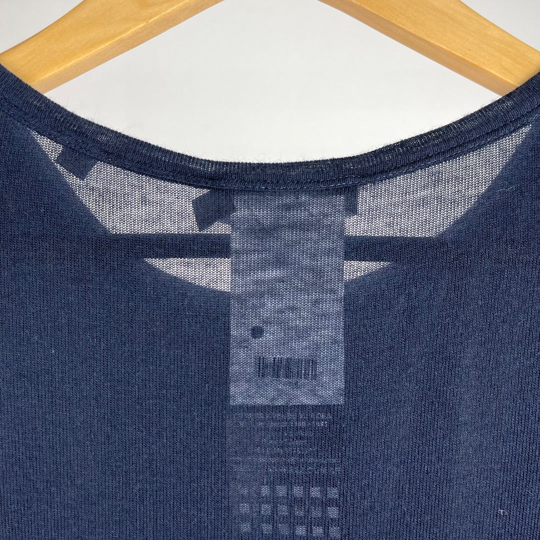 VINCE Blusa Sin Mangas Azul Talle M