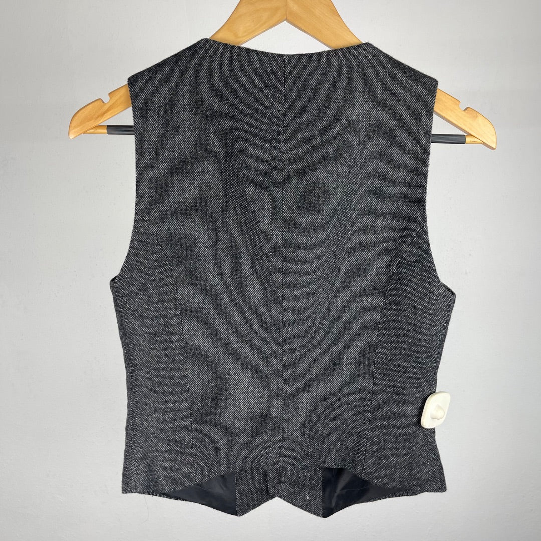 CACHAREL Chaleco Corto Gris Talle L