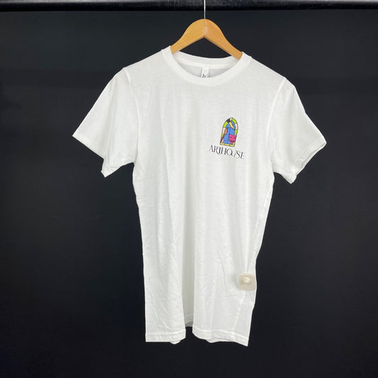 AMERICAN APPAREL Remera Manga Corta Blanco Talle S