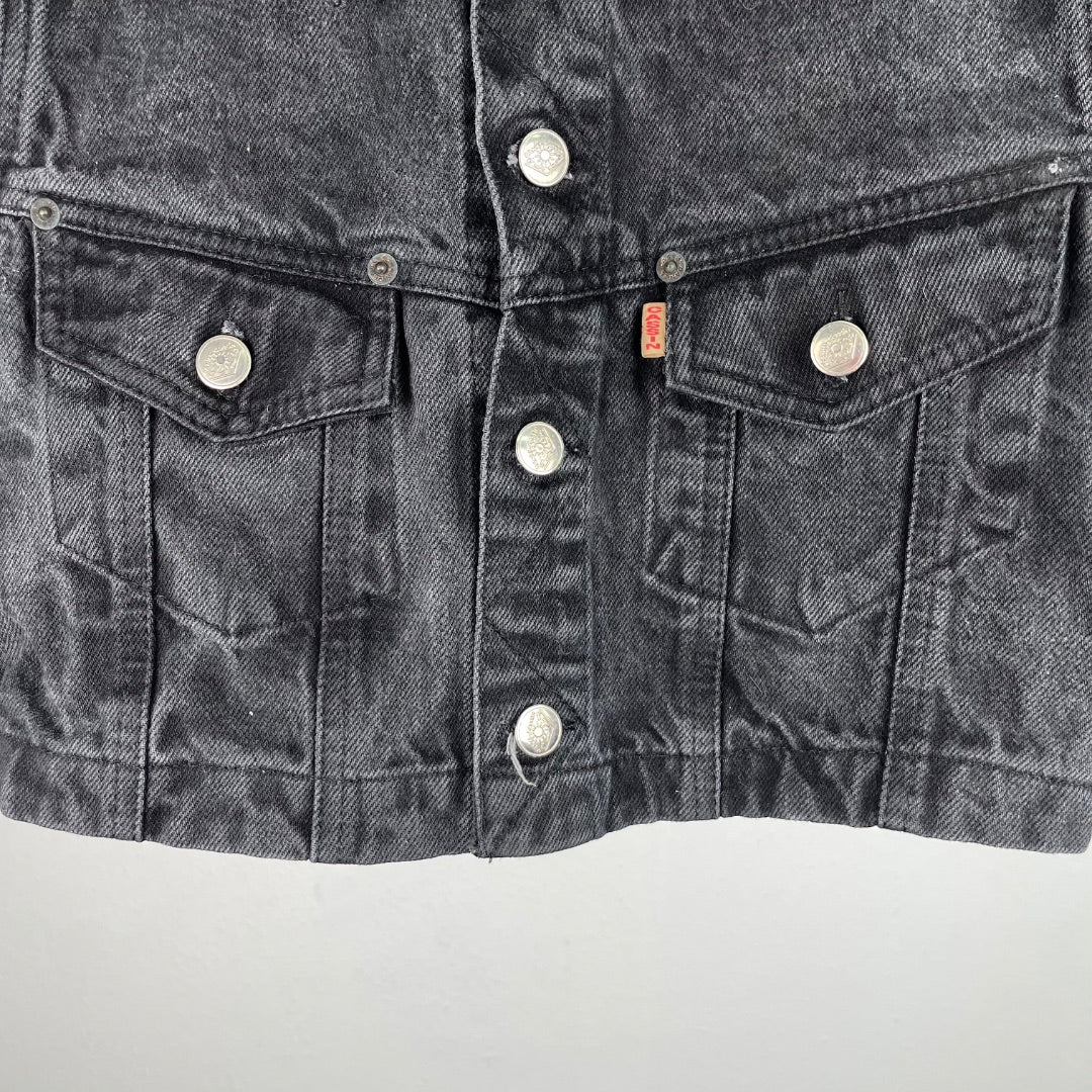 DANIEL CASSIN Chaleco Corto Negro Talle S