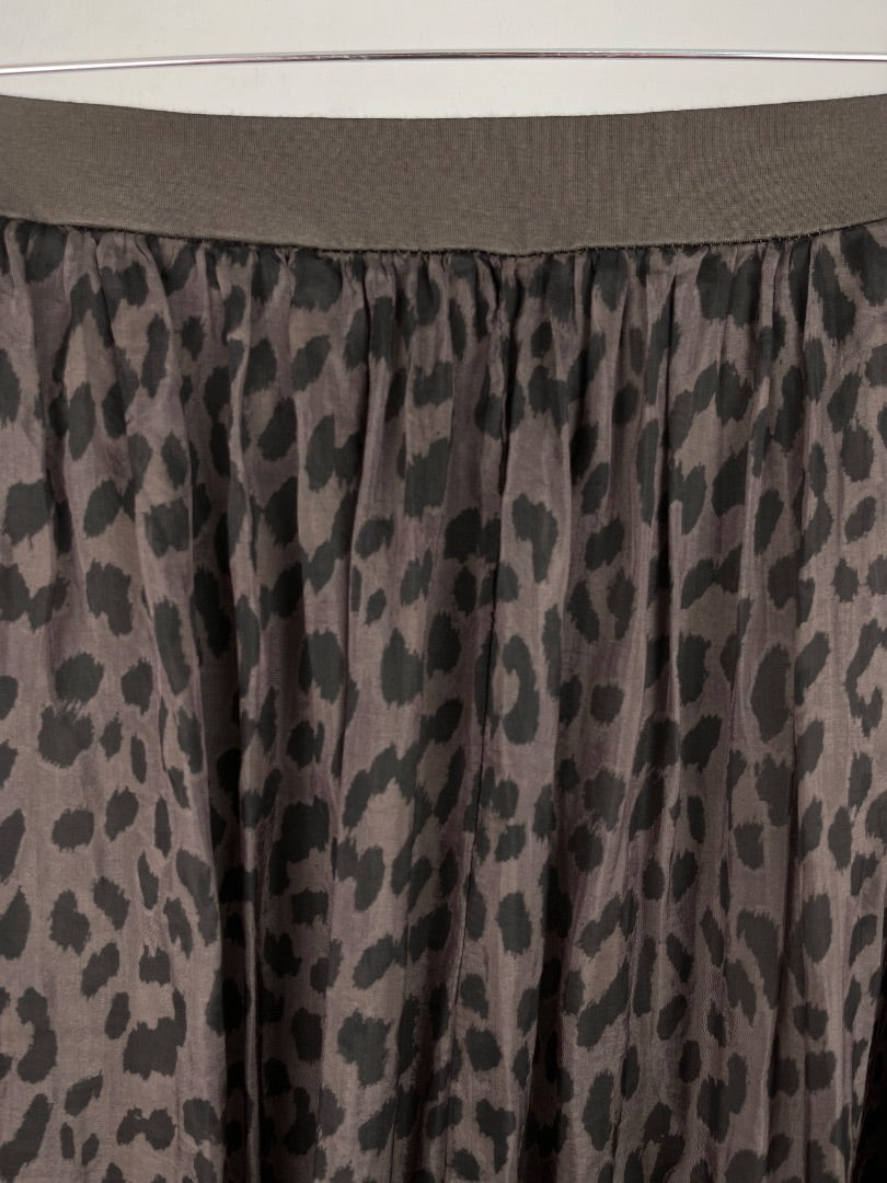 UNDICI Pollera Larga Varios  Animal Print Talle L