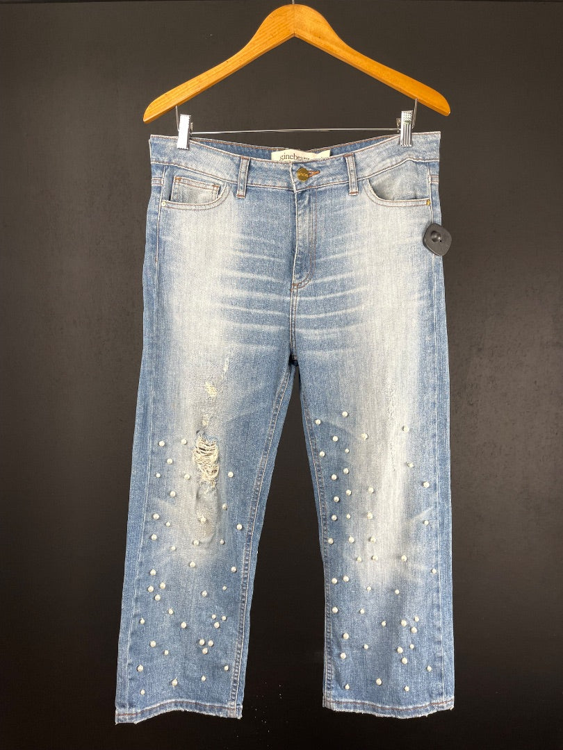 GINEBRA Pantalon Jean Celeste Talle 3
