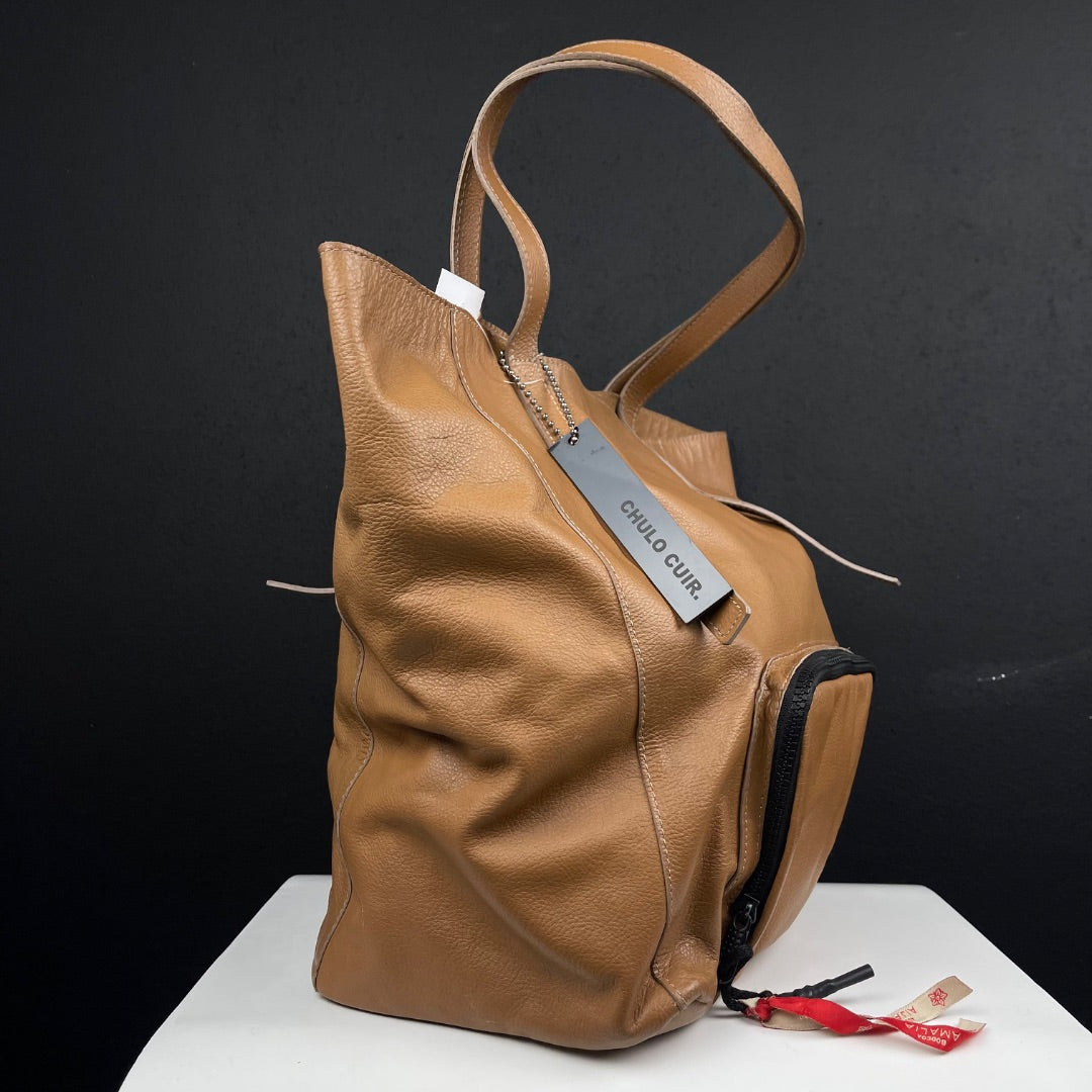 CHULO CUIR. Cartera MARRON Talle Unico
