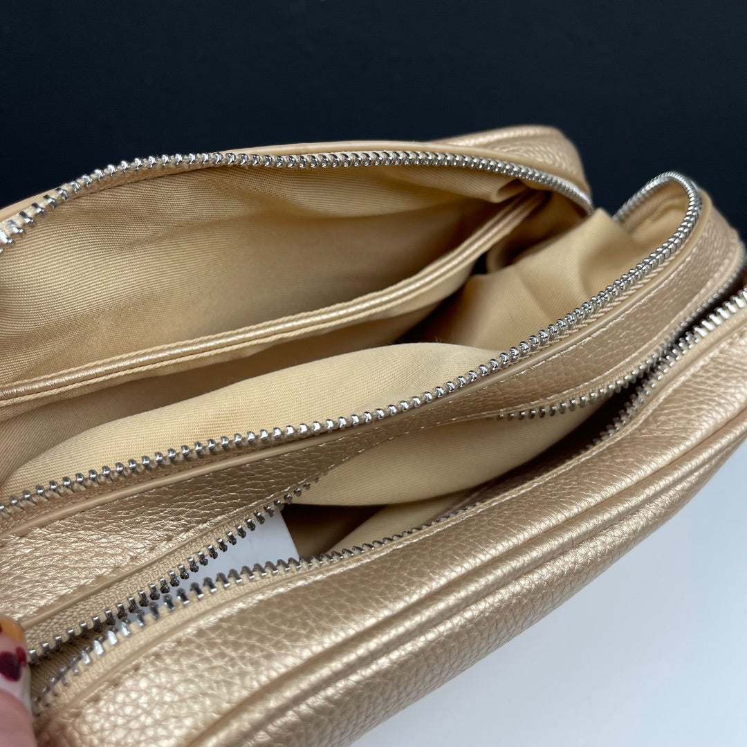 Cartera Dorado Talle Unico