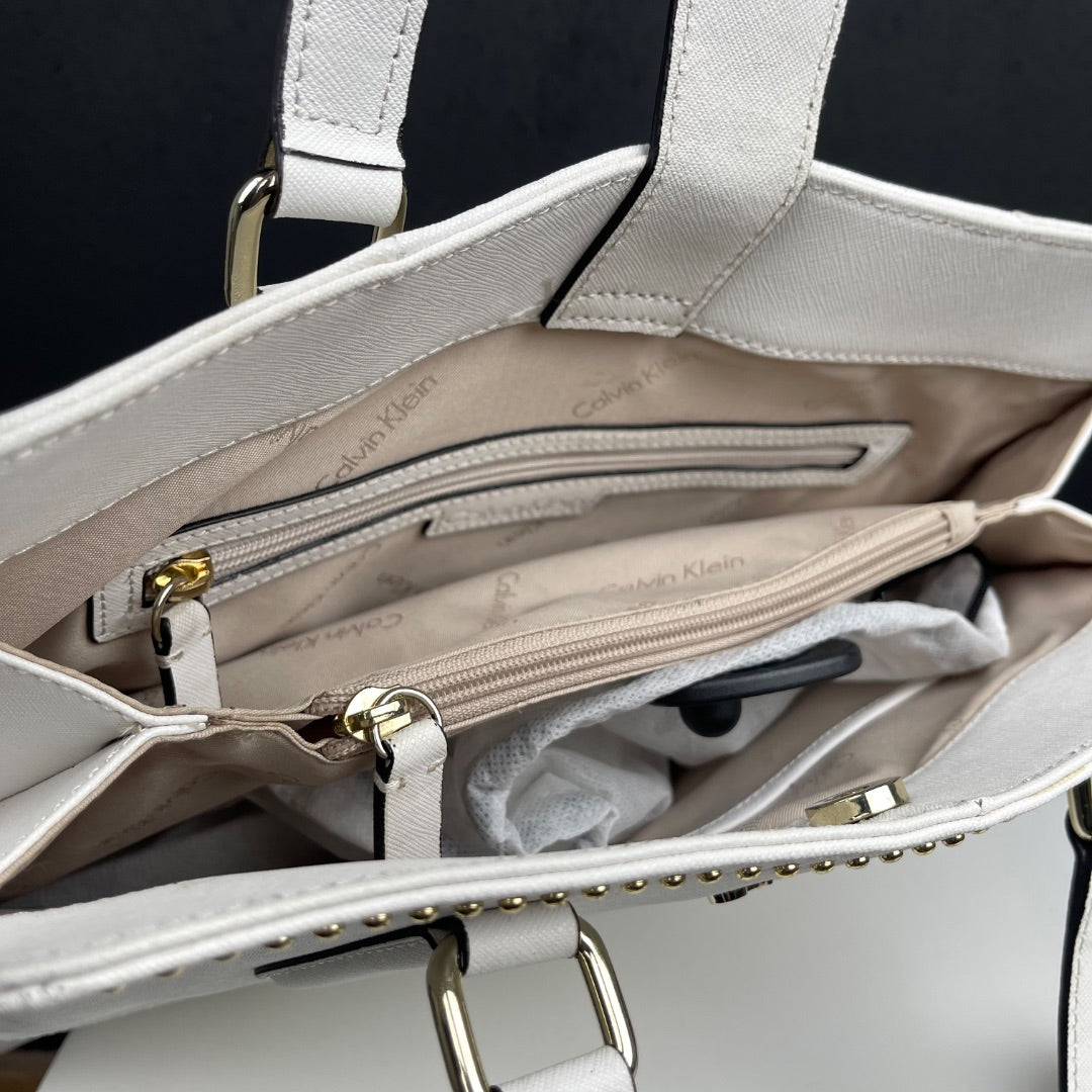 CALVIN KLEIN Cartera Blanco Talle Unico