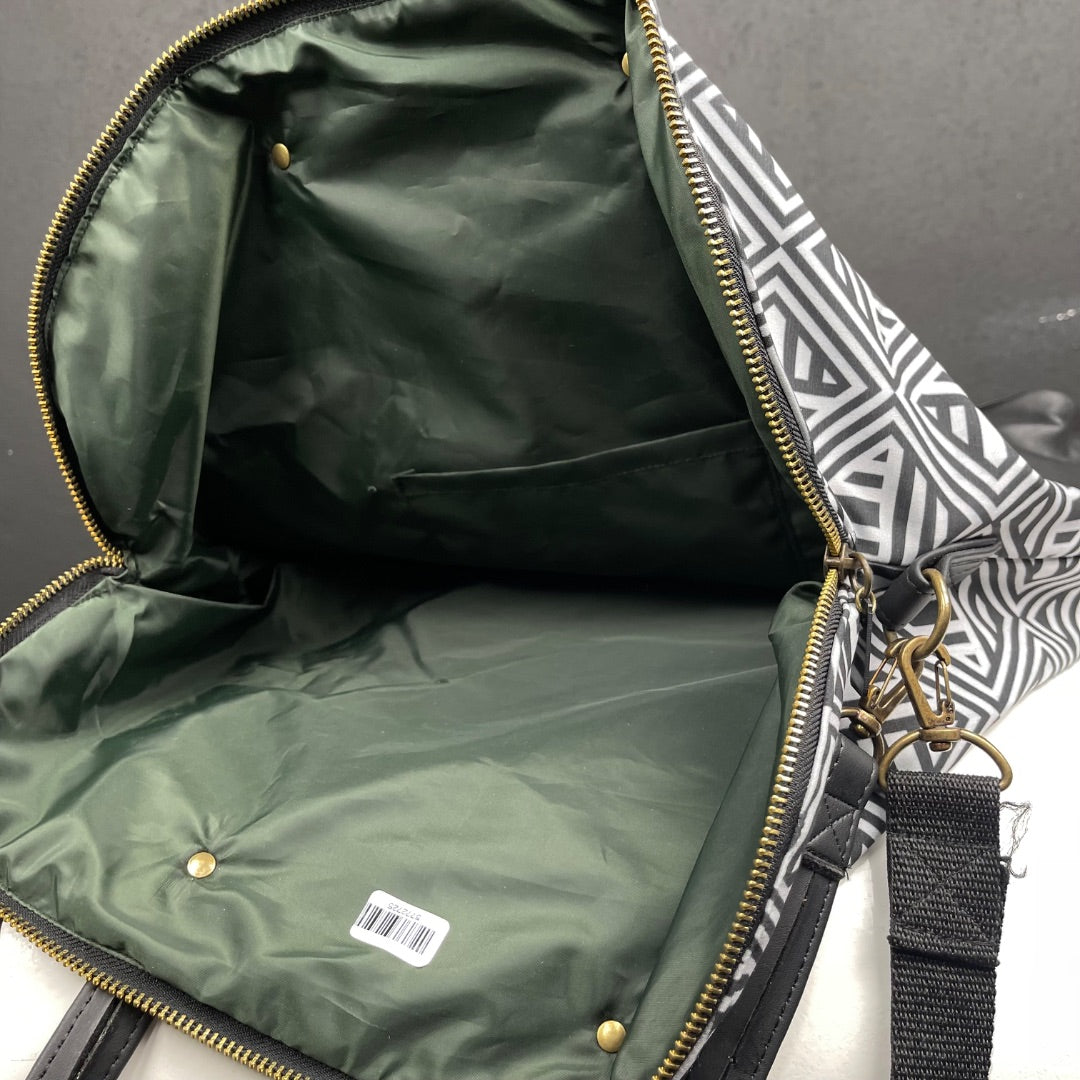 DEIXE Bolso Gris y Negro Talle Unico
