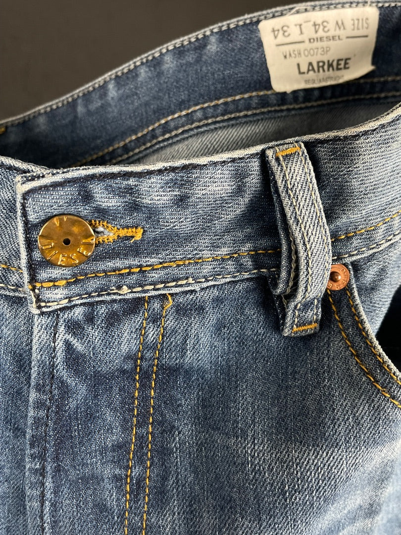 DIESEL Pantalon Celeste Talle 34
