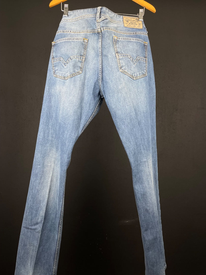 DIESEL Pantalon Celeste Talle 34