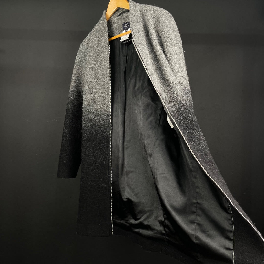 MARKS & SPENCER Tapado Gris Talle 10