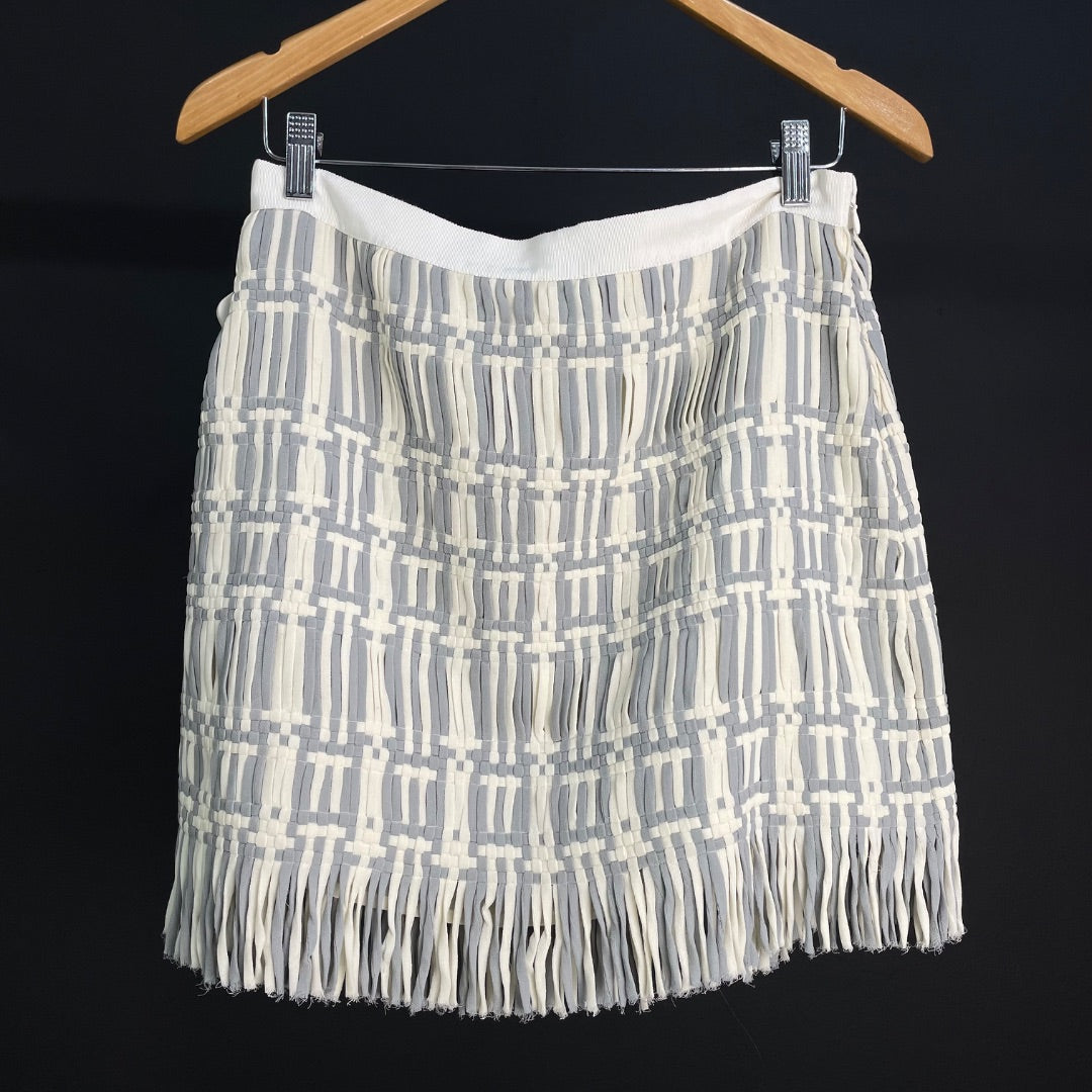 CLUB MONACO Pollera Mini Varios Rayado Talle 6