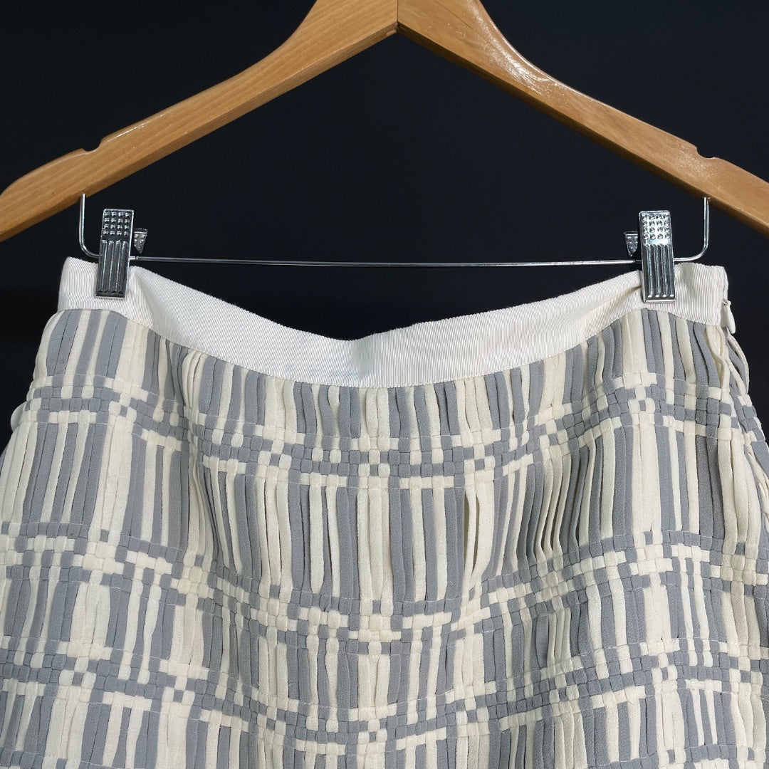 CLUB MONACO Pollera Mini Varios Rayado Talle 6