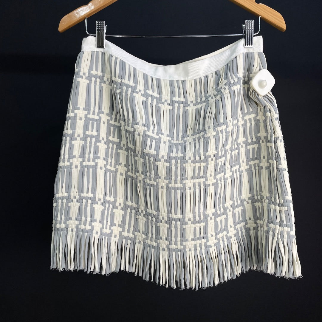 CLUB MONACO Pollera Mini Varios Rayado Talle 6