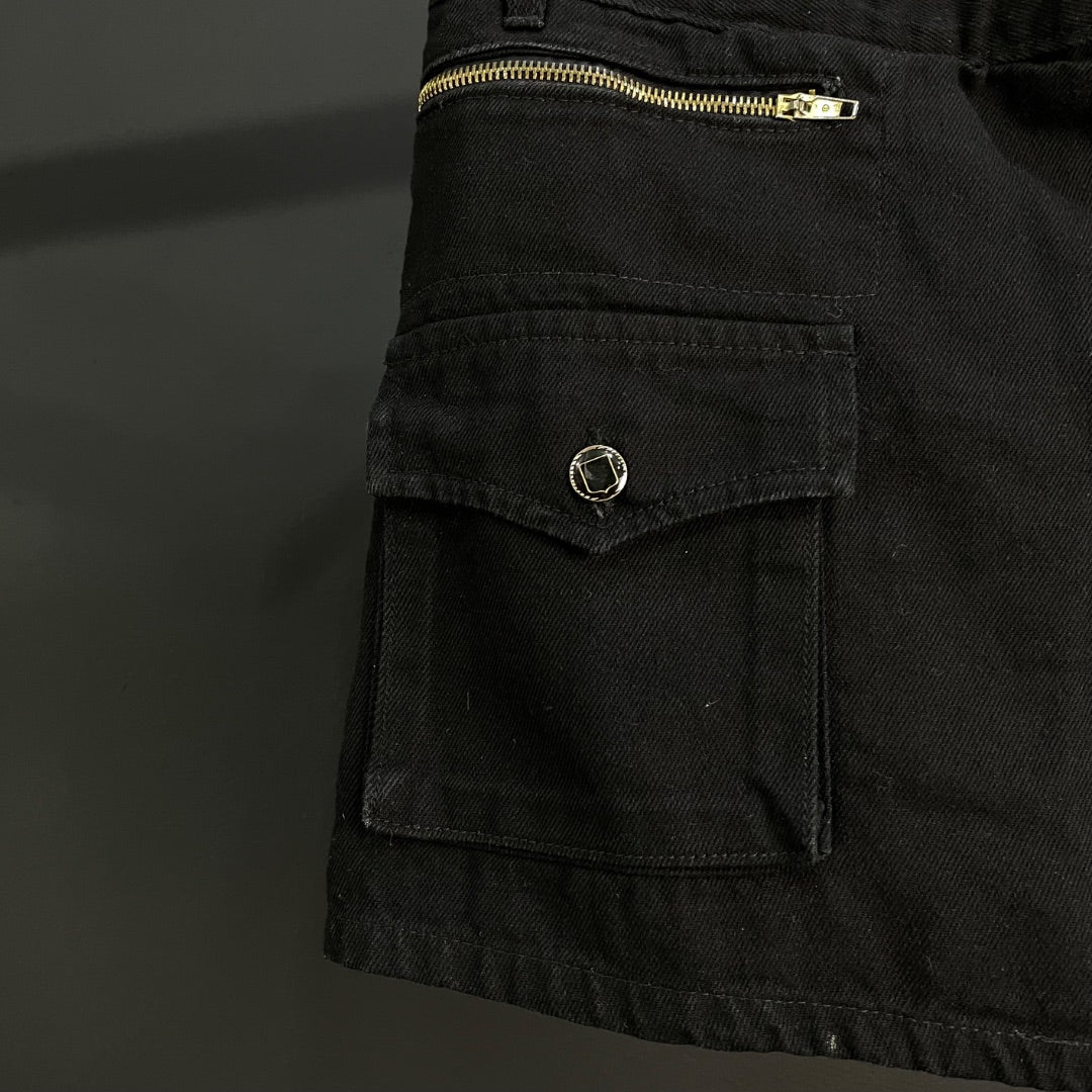 MARRON Pollera Pantalon Negro Talle 42