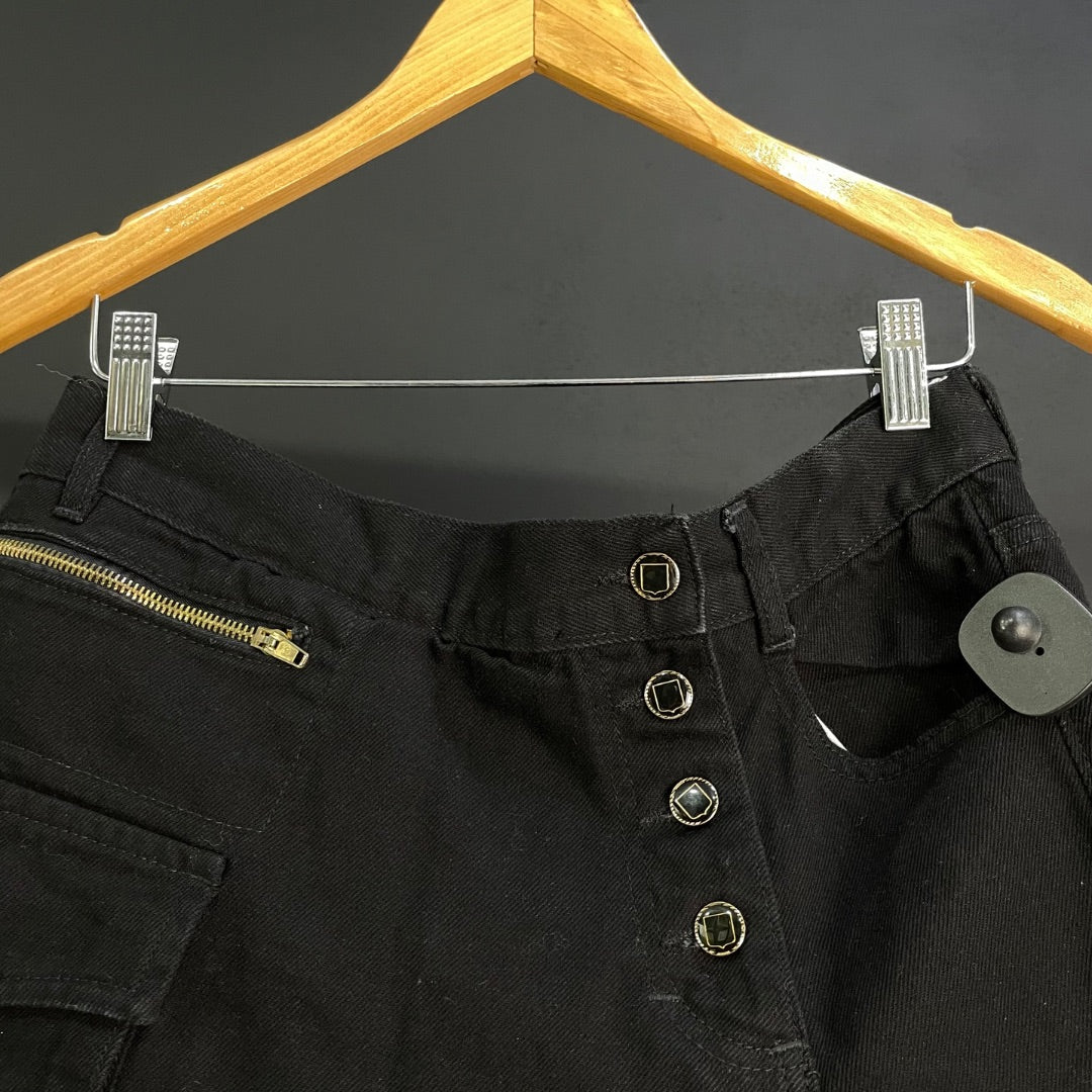 MARRON Pollera Pantalon Negro Talle 42