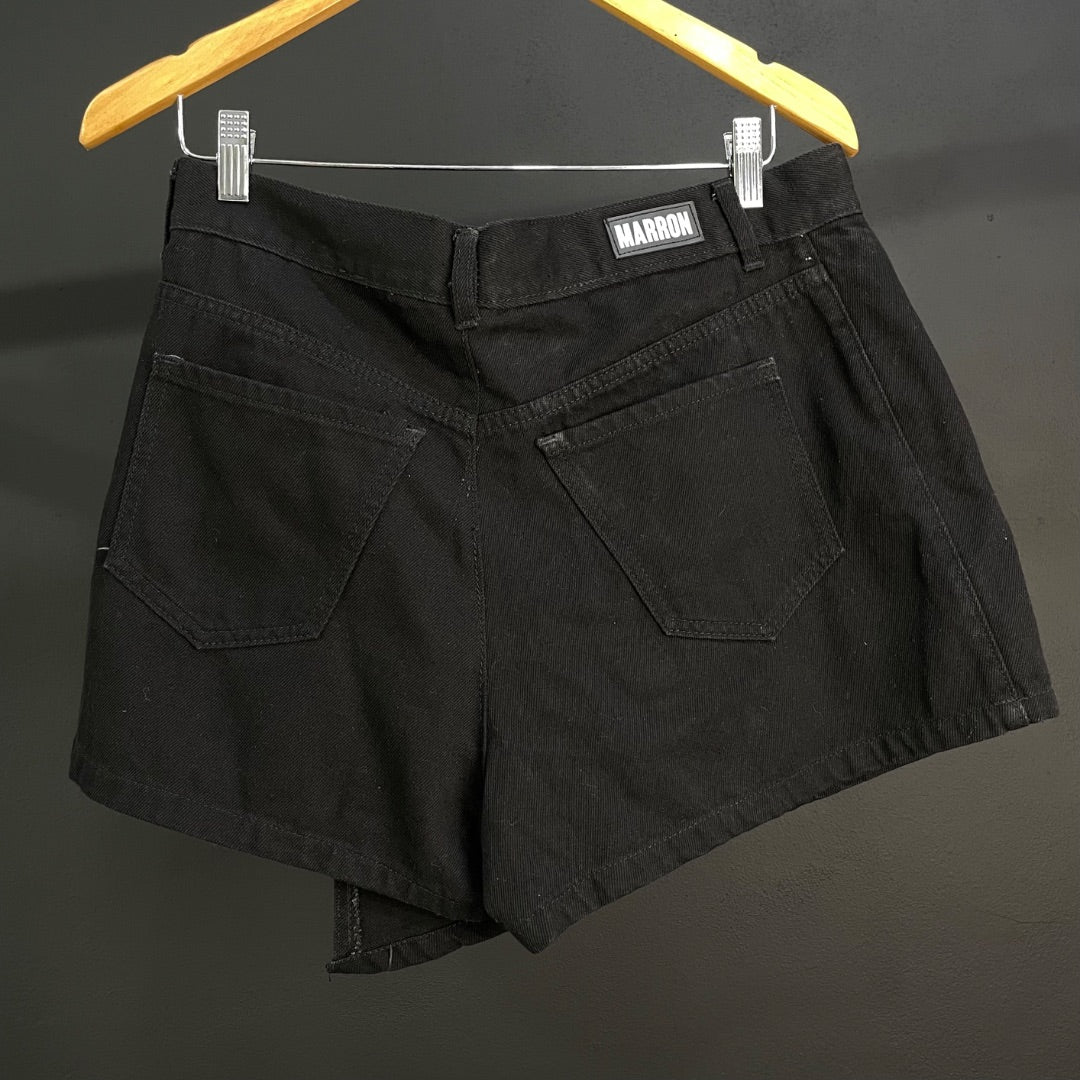 MARRON Pollera Pantalon Negro Talle 42
