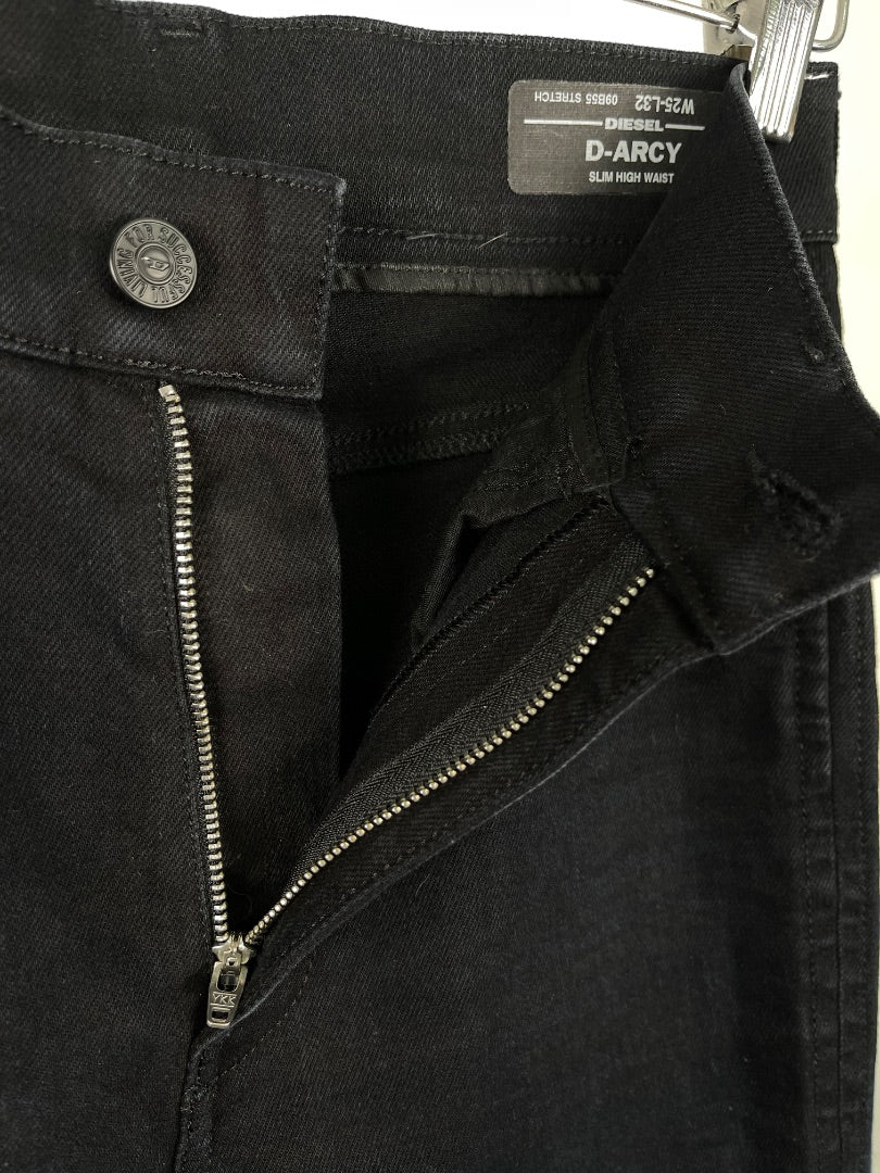 DIESEL Pantalon Jean Negro Talle S