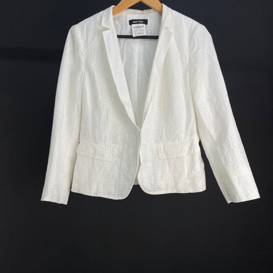 NINE WEST Saco Blanco Talle 8