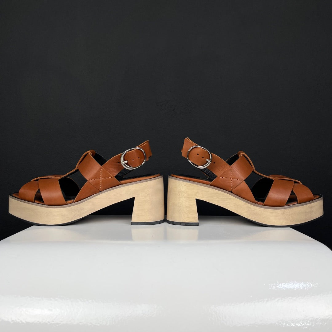 MISHKA Sandalias Marron Talle 39