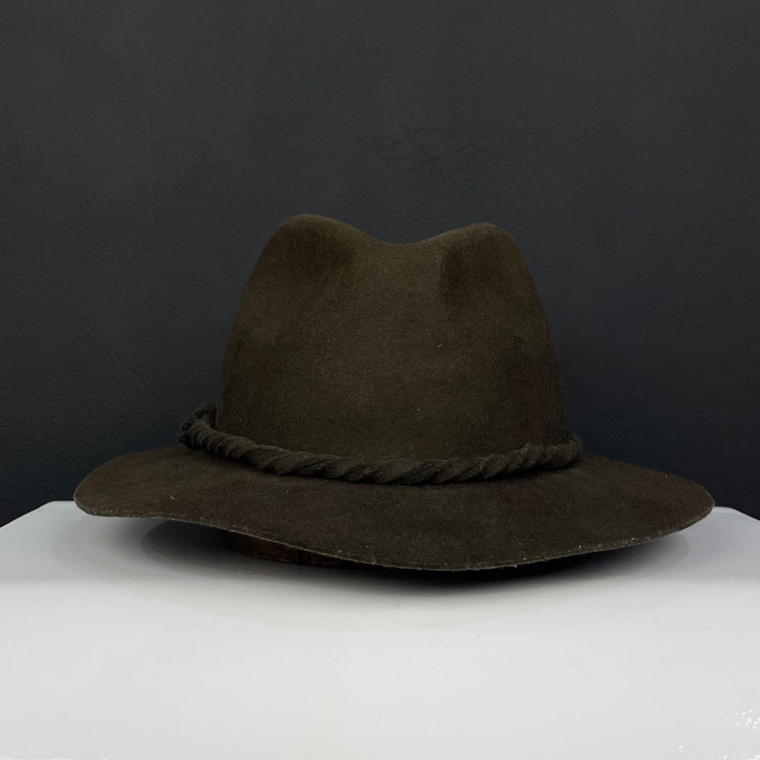 FOREVER Sombrero Con Ala Marron Talle Unico