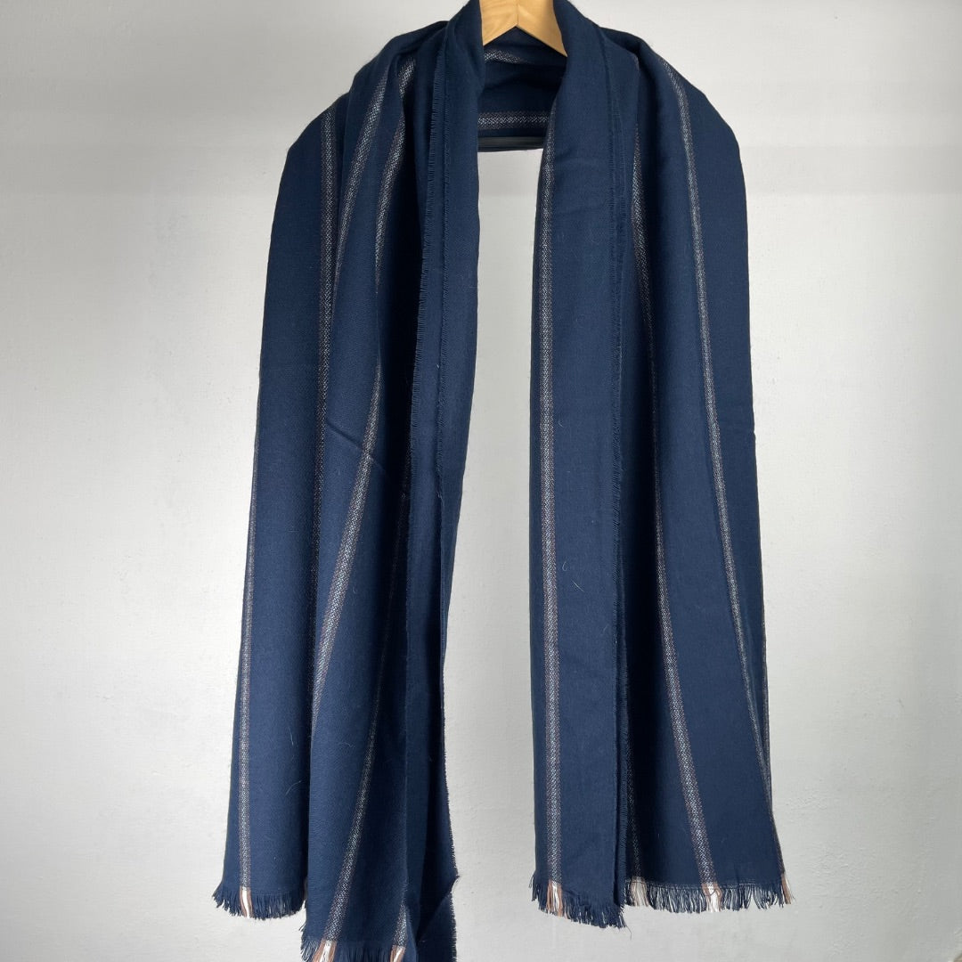 SIN MARCA Pashmina Azul Talle Unico