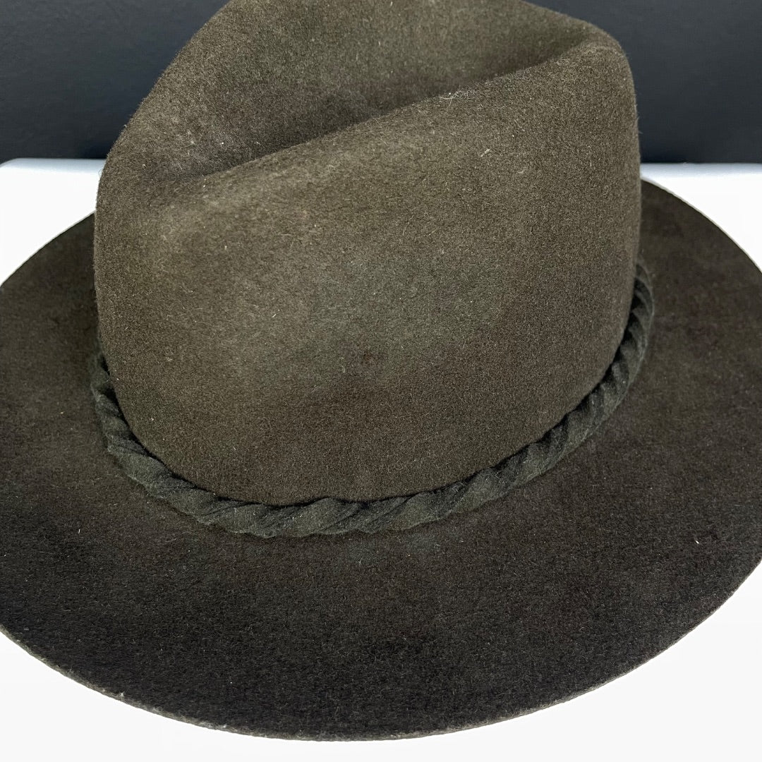 FOREVER Sombrero Con Ala Marron Talle Unico