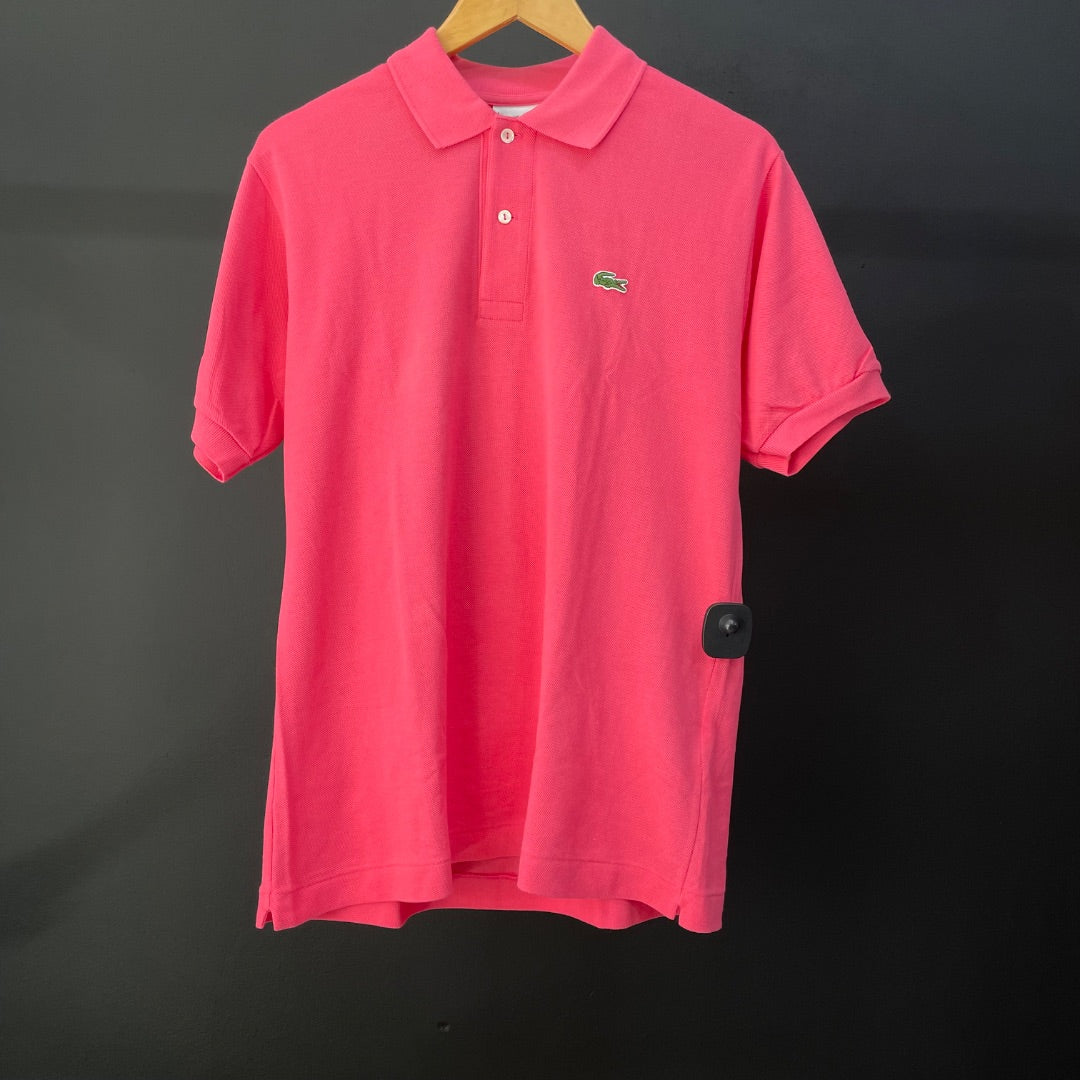 LACOSTE Remera Manga Corta Rosa Talle 4