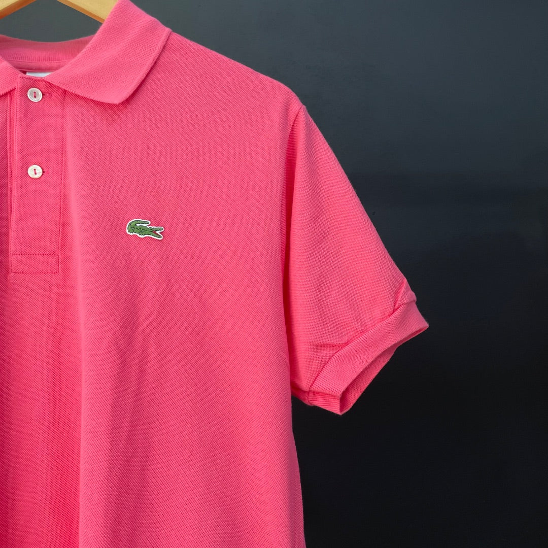 LACOSTE Remera Manga Corta Rosa Talle 4