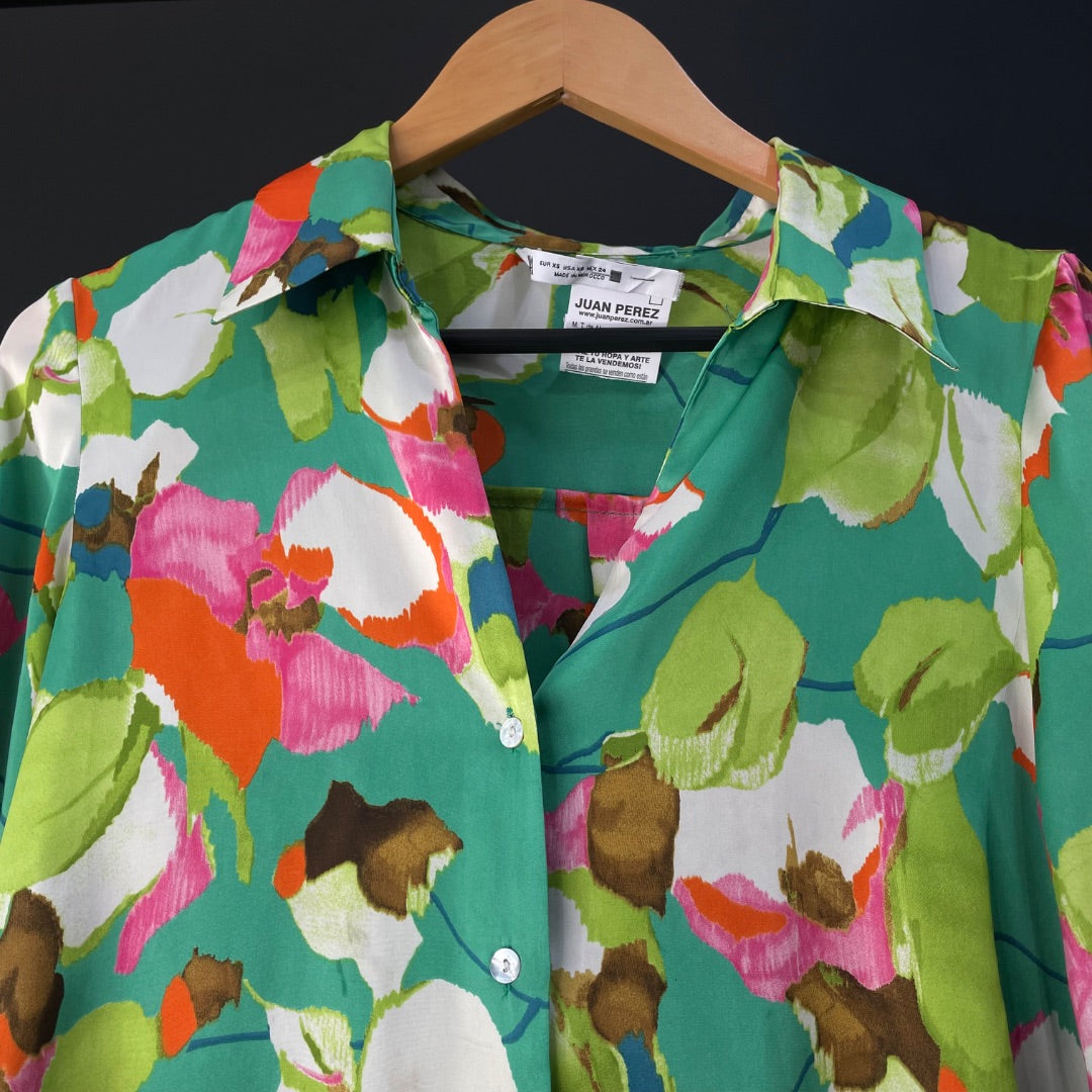 ZARA Camisa Varios  Estampado Talle XS