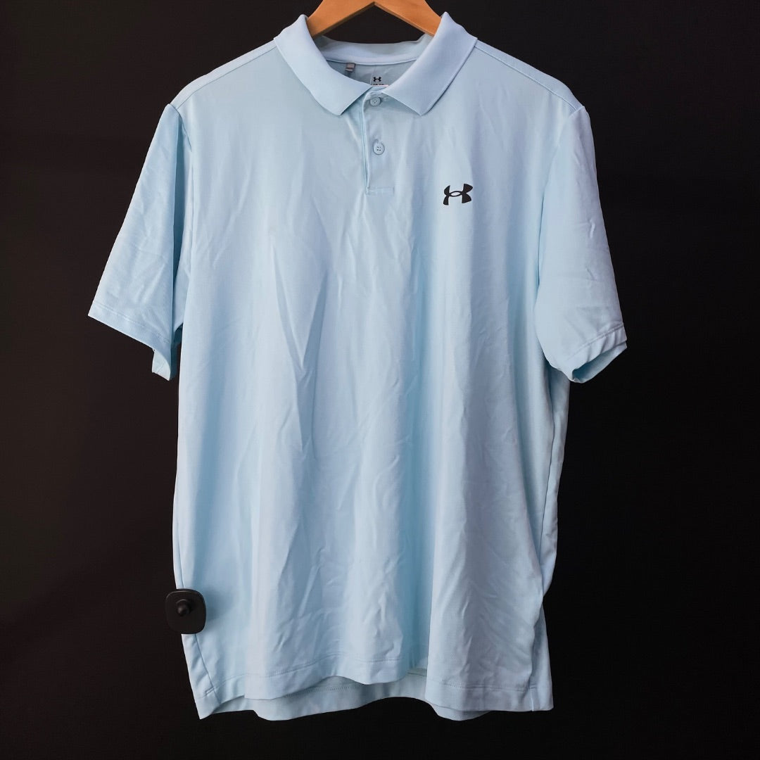 UNDERARMOUR Remera Deportiva Celeste Talle L