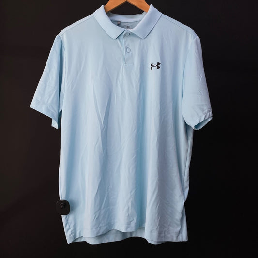 UNDERARMOUR Remera Deportiva Celeste Talle L