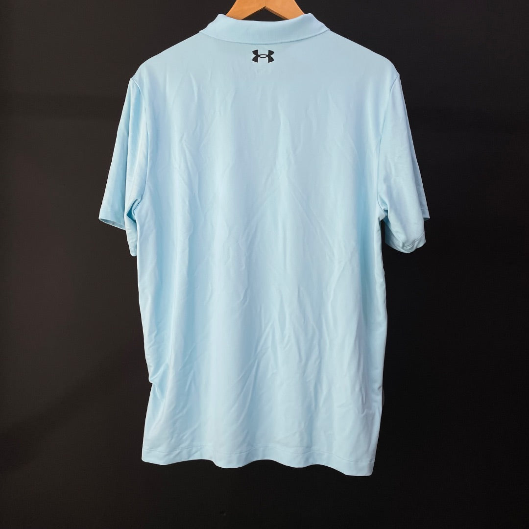 UNDERARMOUR Remera Deportiva Celeste Talle L