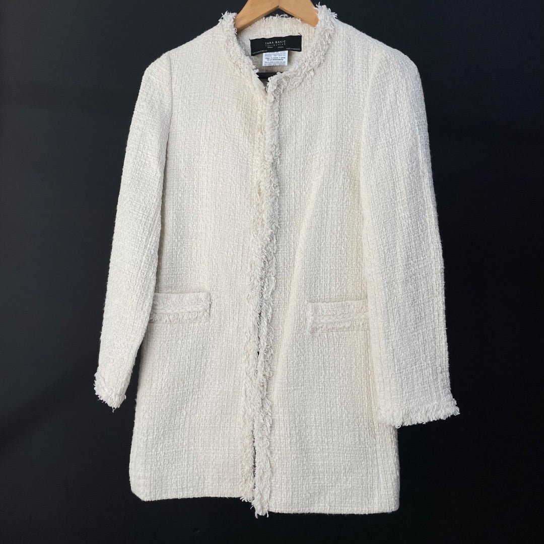 ZARA Saco Beige Talle M