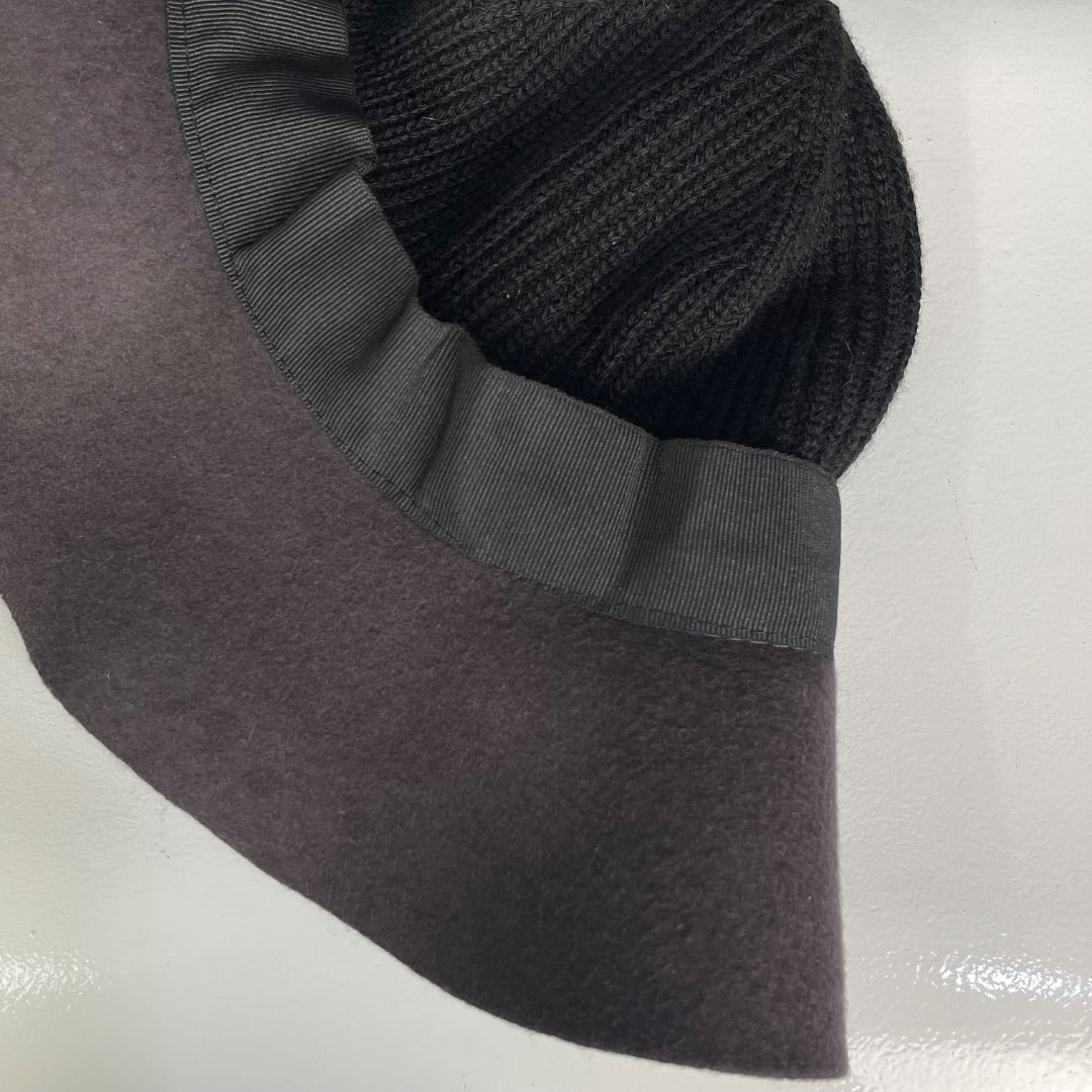 ADOLFO DOMINGUEZ Sombrero Varios Gris y Negro Talle Unico