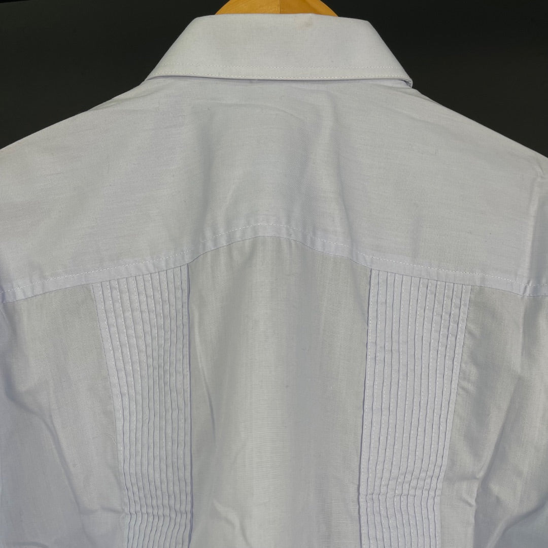 SIN MARCA Camisa Manga Corta Celeste Talle L